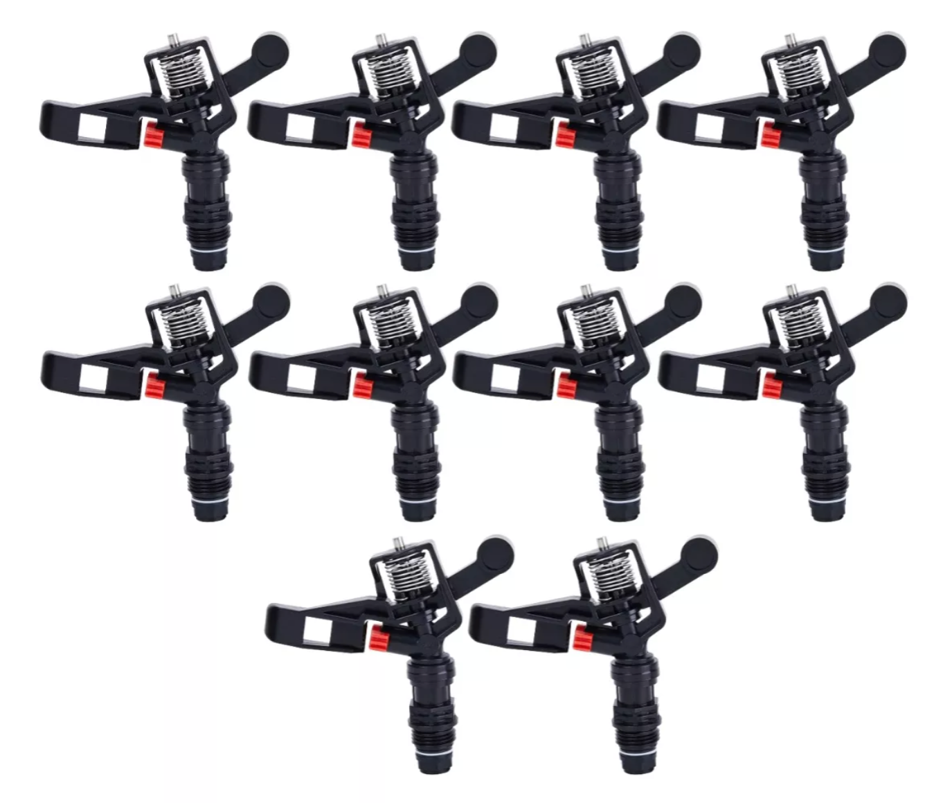 Aspersor De Impacto 1/2 Pulg Angulo Bajo Paq 10