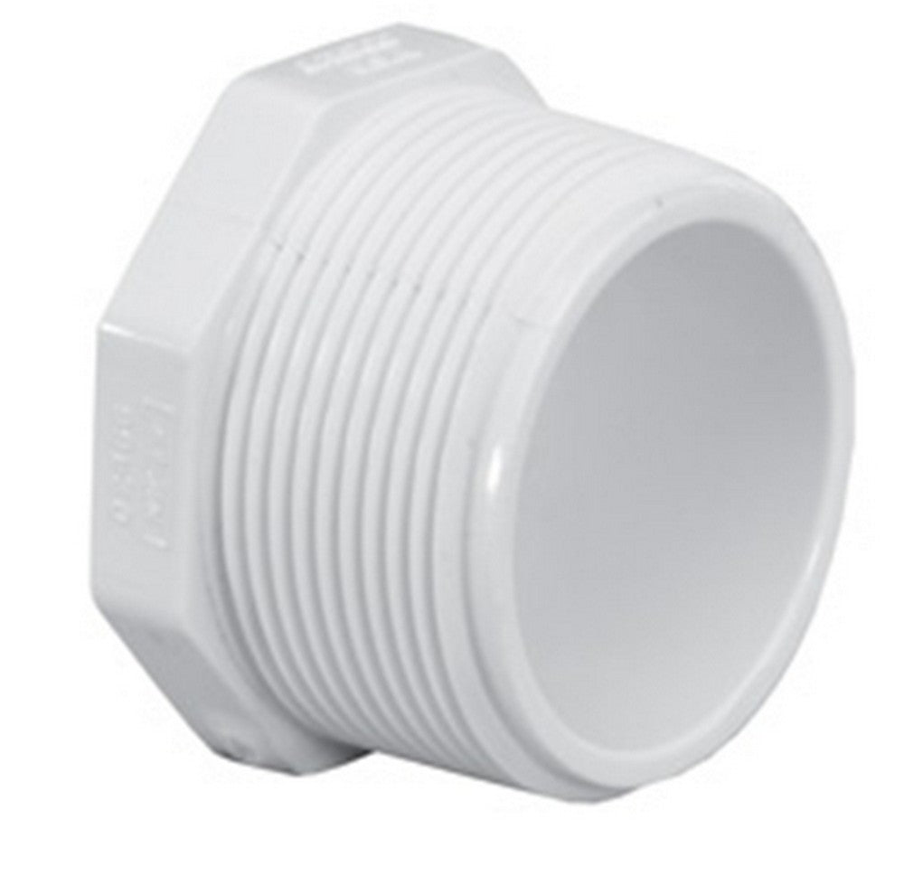Tapon rosca macho de 1 1/2 Pulg. PVC C40