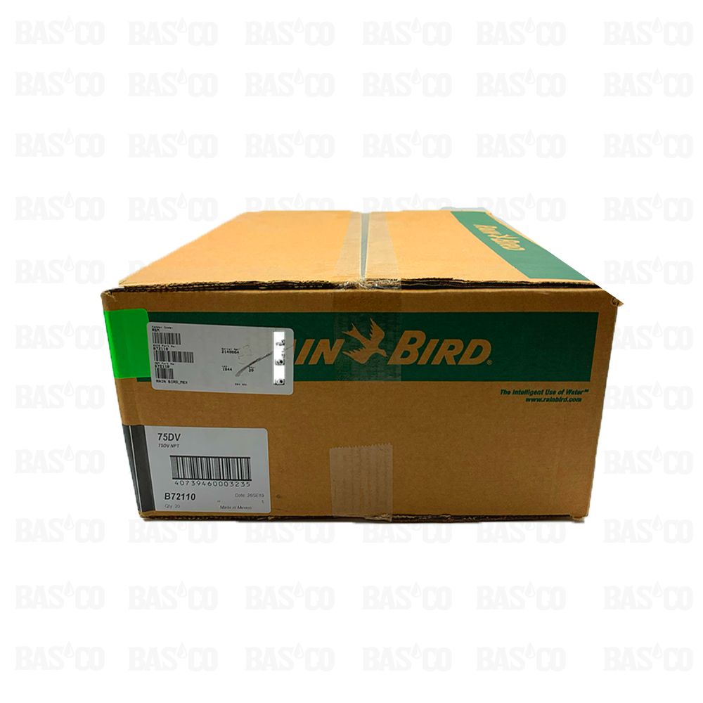 (20) Válvula Eléctrica Rain Bird 75DV De 3/4 pulg. Incluye Solenoide