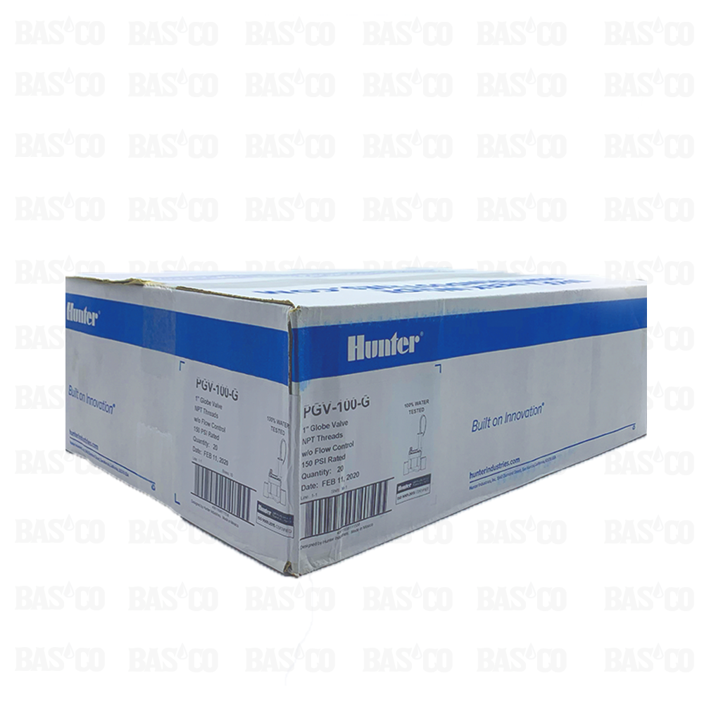 (20) Válvulas Eléctricas Hunter PGV-100G De 1 pulg. Incluye Solenoide