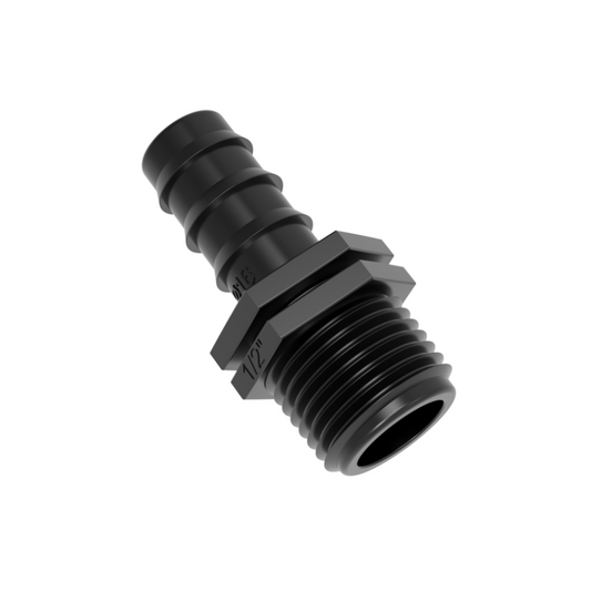 Adaptador macho 1/2 pulg. X insercion 16 mm.