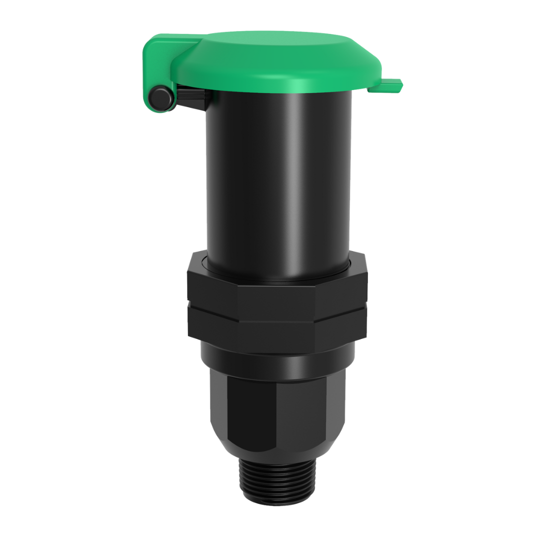 Valvula de acoplamiento rapido plastico 3/4 Pulg.