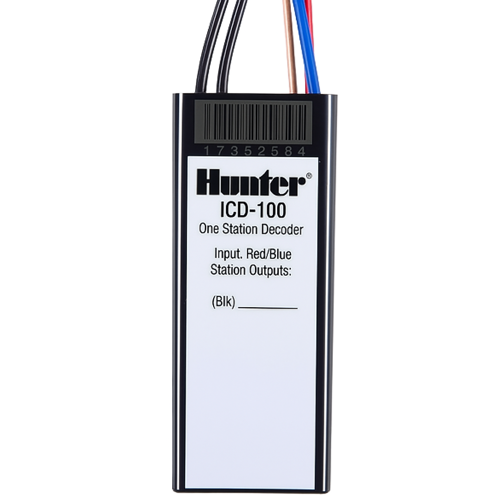 ICD100 Decodificador para 1 estación con eliminación de picos y cable a tierra
