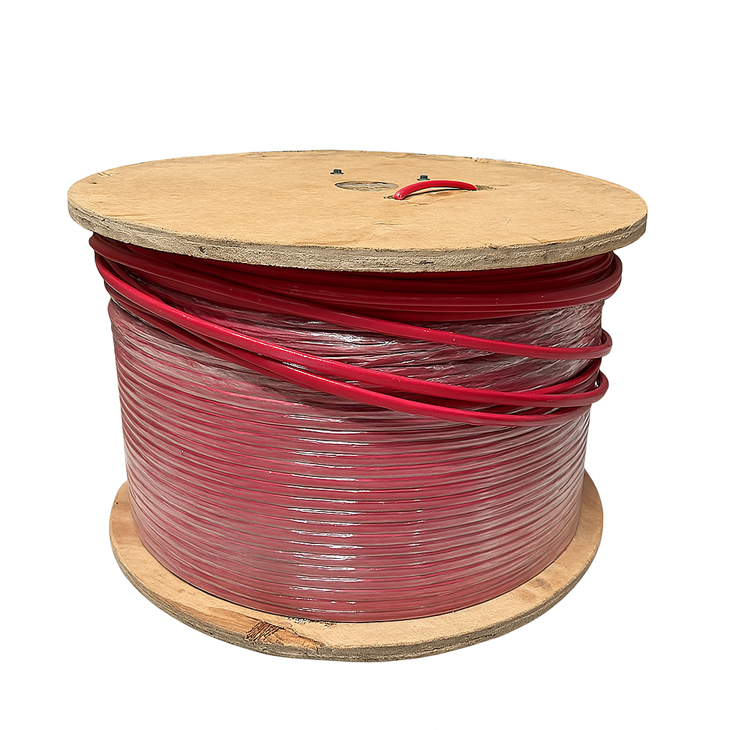 Cable duplex calibre 14 recubrimiento rojo para decoders carrete de 2500 pies