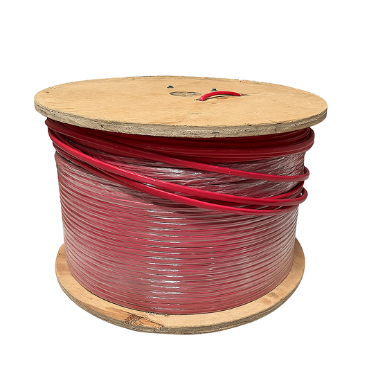 Cable duplex calibre 14 recubrimiento rojo para decoders carrete de 2500 pies