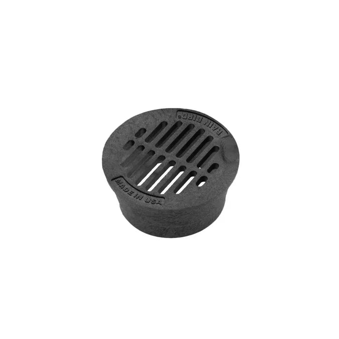 NDS 14 Rejilla Redonda PLANA De 3 PULG NEGRA