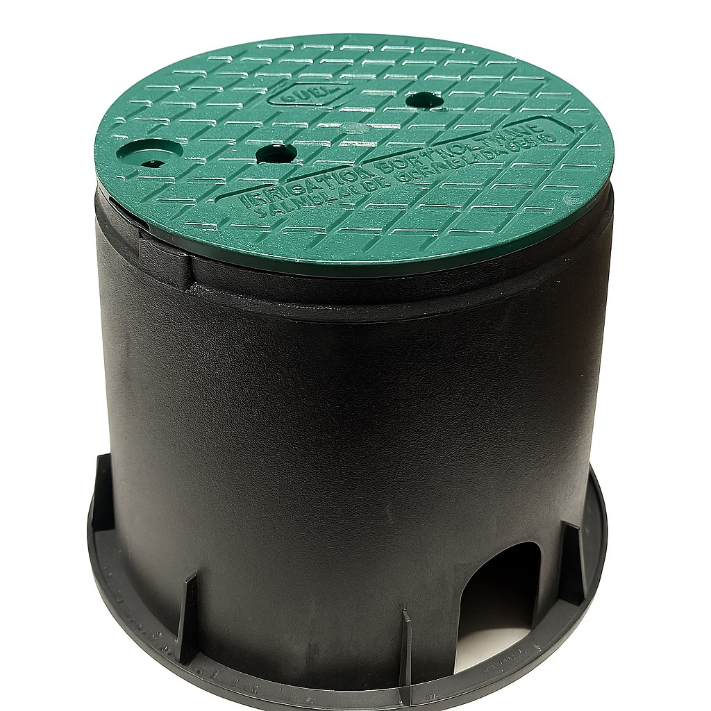 Registro Circular de 10 Pulg. Caja de Válvulas DURA PLASTICS