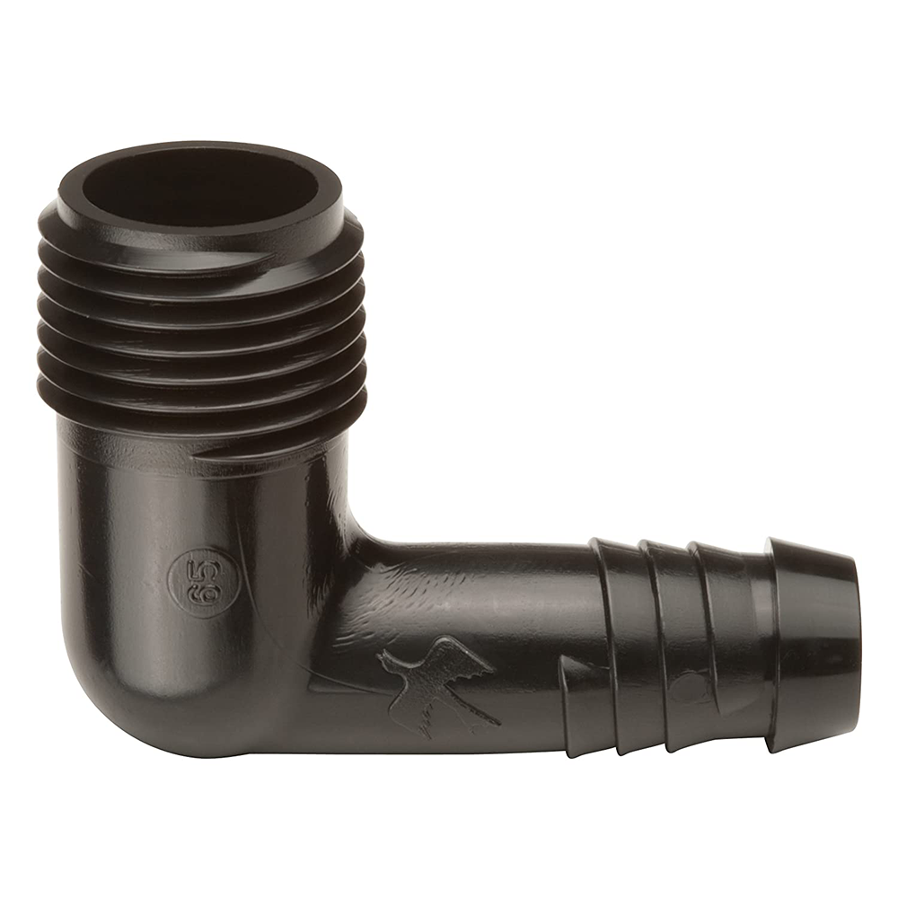 Codo Inserción ESPIGA X Rosca 1/2 NPT RAIN BIRD Paquete de 6