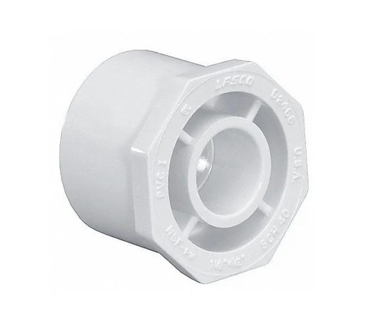 Reduccion Bushing ESPIGA x CEM 3/4 Pulg. x 1/2 Pulg. PVC C40